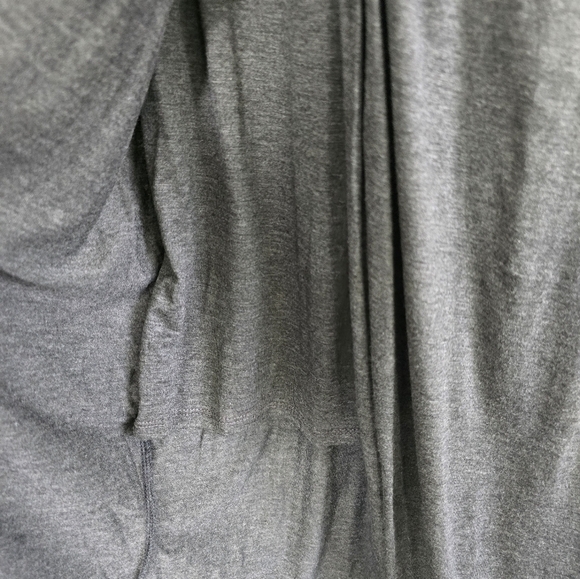 Rolla Coster Wrap Dress Size Medium Women Gray Midi Short Sleeve - Picture 7 of 12